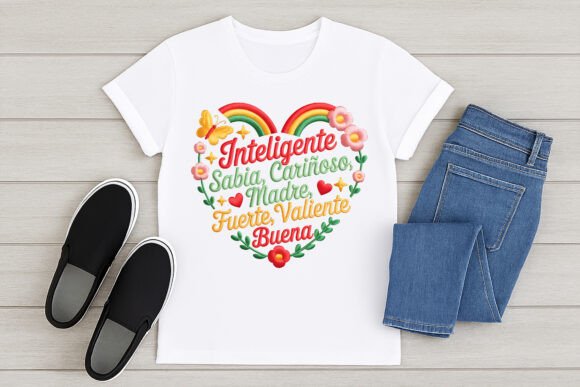 Download Spanish Mom Quote Floral Heart Design - Quote Collection