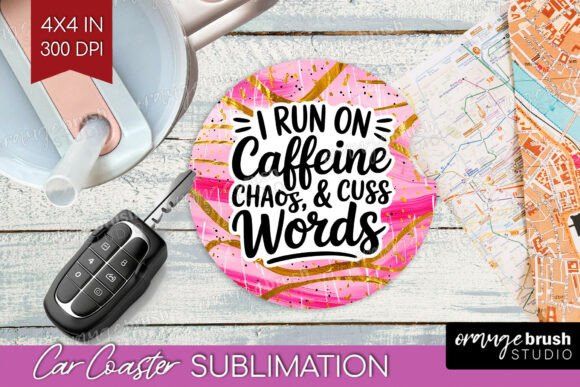 Download Sarcastic Quote Car Coaster PNG - Premium Resources