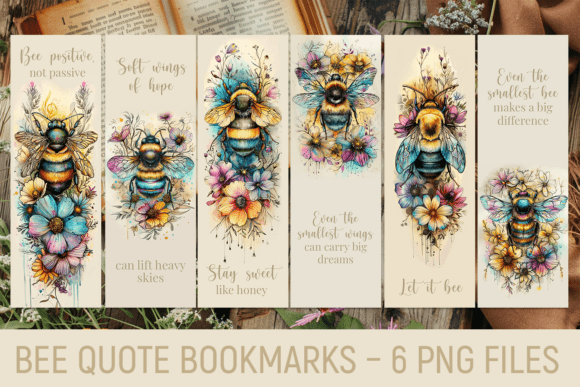 Download Bee Quote Bookmarks – Printable Set - Quote Collection