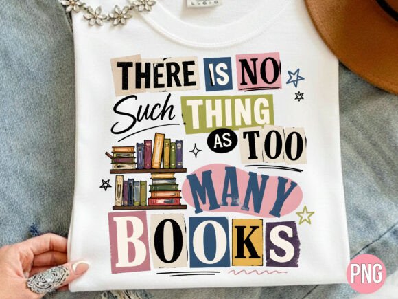 Download Retro Book Lover Quote PNG Tshirt - Quote Collection